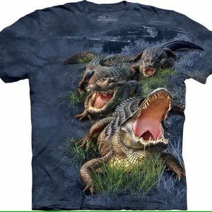 The Mountain Alligator American Gator Bog Crocodile Reptile Swamp T-Shirt 4X